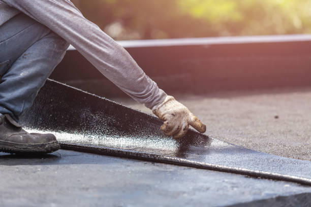 Professional Waterproofing technician working in Salem, OR